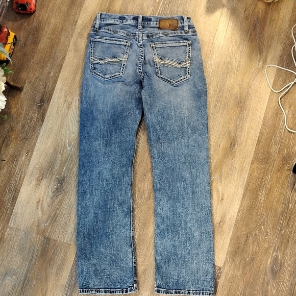 BKE Blue Straight Leg Jeans Vintage Look - Picture 3 of 3
